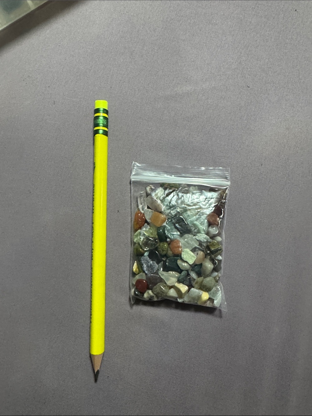 Bag of tiny mixed crystal chips